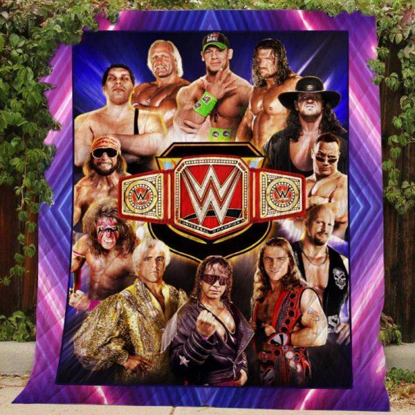 Wrestling Wwe Quilt Blanket Wrestling Wwe Quilt Blanket