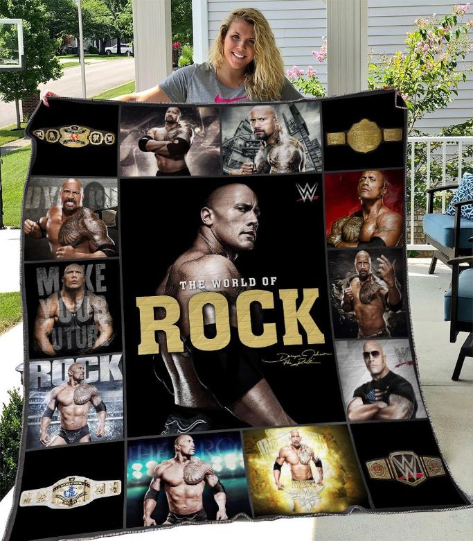 Wwe Dwayne Johnson Quilt Blanket B050618 Wwe Dwayne Johnson Quilt Blanket B050618