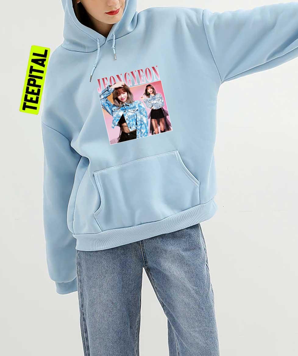 Yoo JeongYeon Twice KPOP Vintage Homage 90s Bootleg Style T-Shirt Yoo JeongYeon Twice KPOP Vintage Homage 90s Bootleg Style T-Shirt