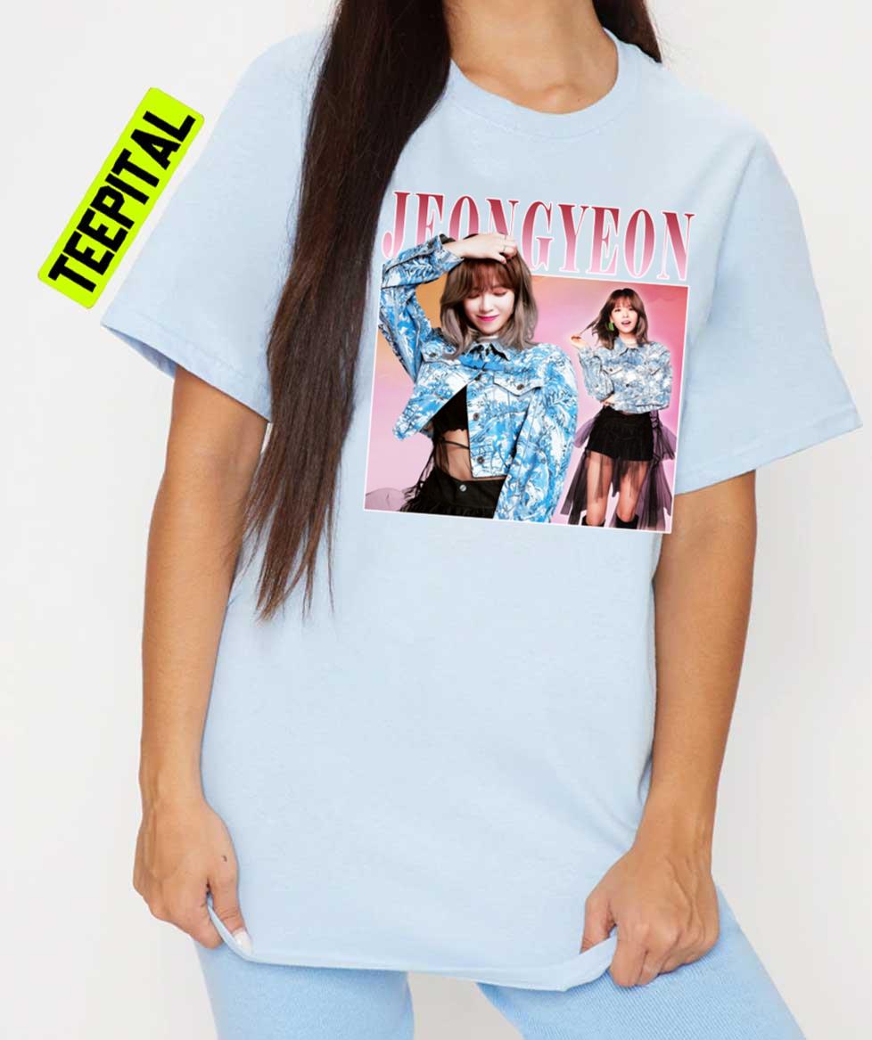 Yoo JeongYeon Twice KPOP Vintage Homage 90s Bootleg Style T-Shirt Yoo JeongYeon Twice KPOP Vintage Homage 90s Bootleg Style T-Shirt