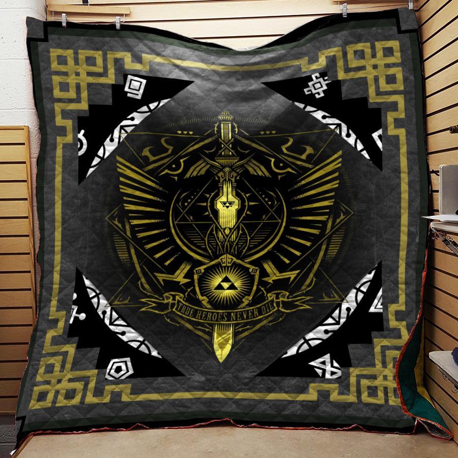 Zelda True Heroes Quilt For Fans Zelda True Heroes Quilt For Fans