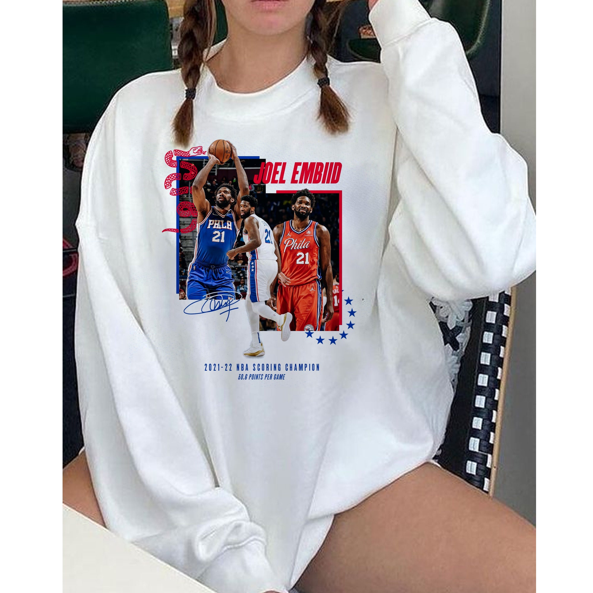 2022 Nba Scoring Champ Joel Embiid Philadelphia 76ers Nba Basketball Unisex Sweatshirt 2022 Nba Scoring Champ Joel Embiid Philadelphia 76ers Nba Basketball Unisex Sweatshirt