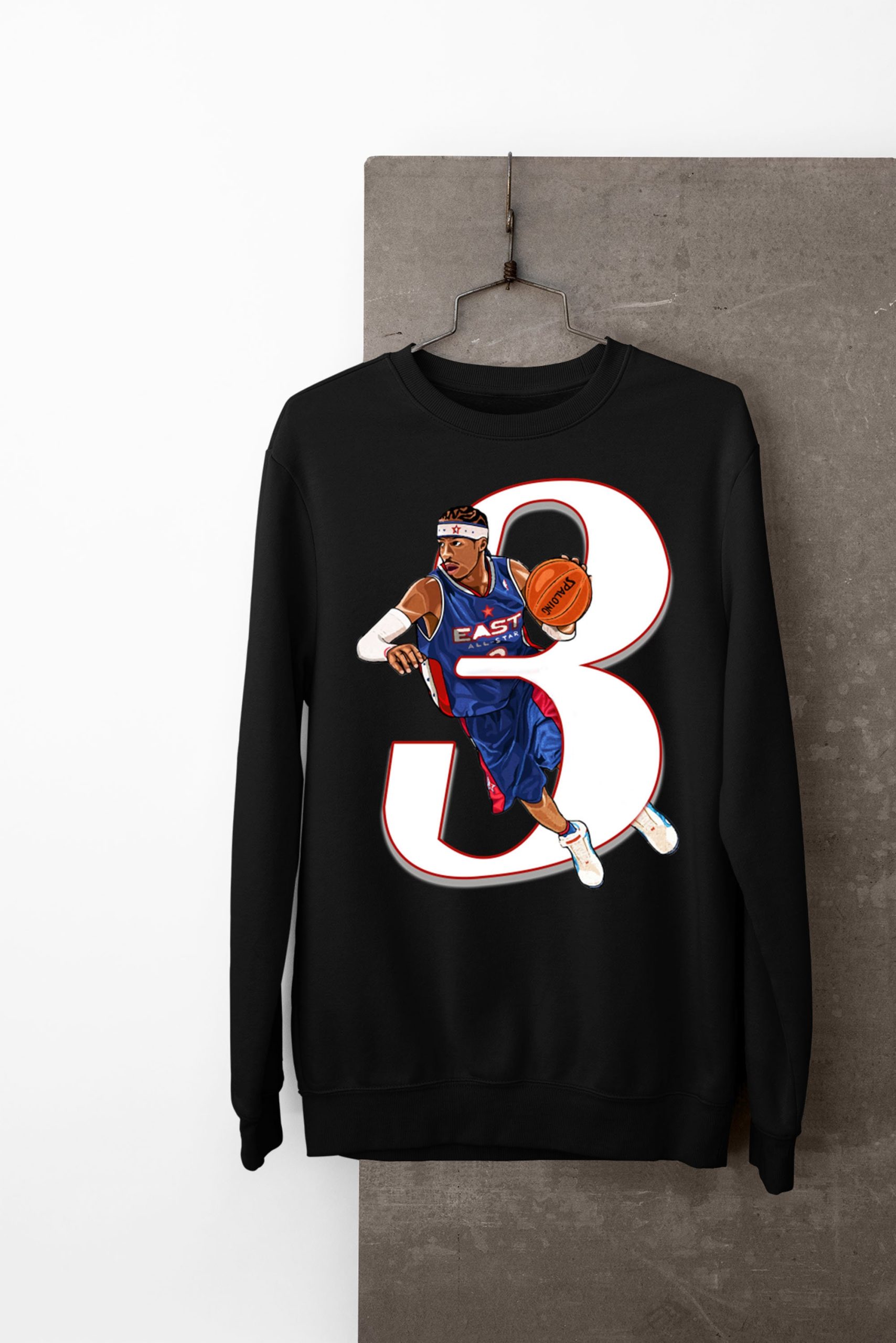 3 Allen Iverson Philadelphia 76ers NBA Basketball Unisex T-Shirt 3 Allen Iverson Philadelphia 76ers NBA Basketball Unisex T-Shirt