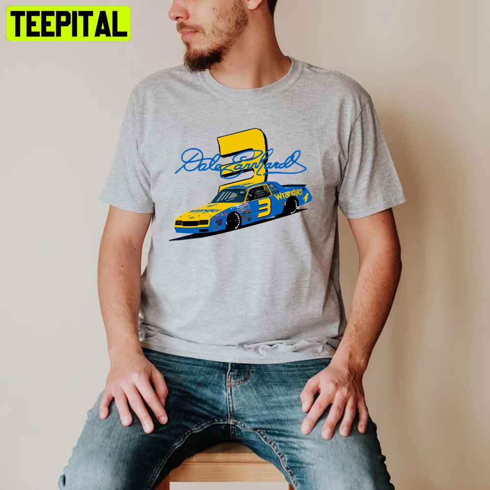 3 Dale Nascar 1987 Monte Carlo Unisex T-Shirt 3 Dale Nascar 1987 Monte Carlo Unisex T-Shirt