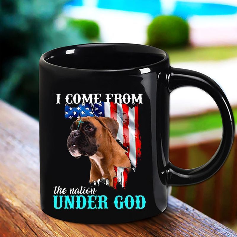 4th Of July Boxer Dog American Flag I Come From The Nation Under God Premium Sublime Ceramic Coffee Mug Black 4th Of July Boxer Dog American Flag I Come From The Nation Under God Premium Sublime Ceramic Coffee Mug Black