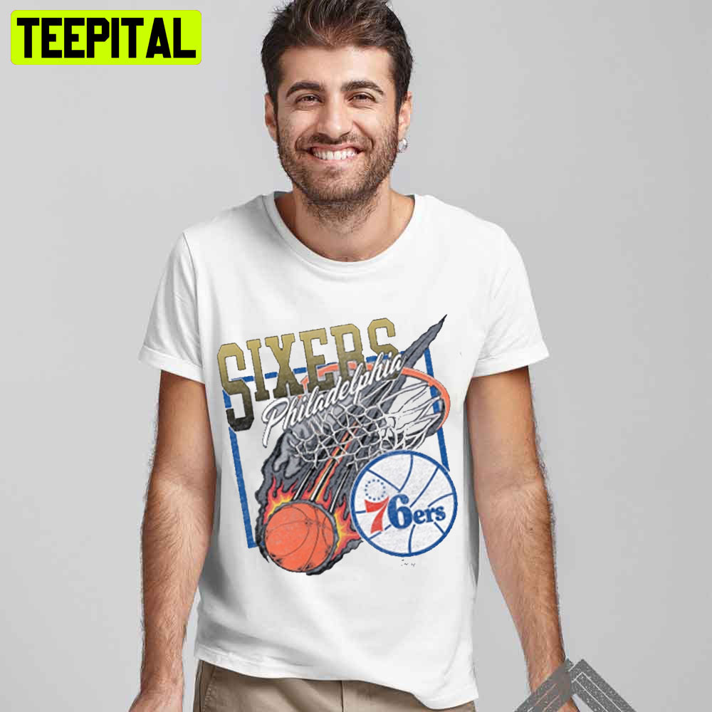 90s Vintage Graphic Philadelphia 76ers NBA Basketball Unisex T-Shirt 90s Vintage Graphic Philadelphia 76ers NBA Basketball Unisex T-Shirt