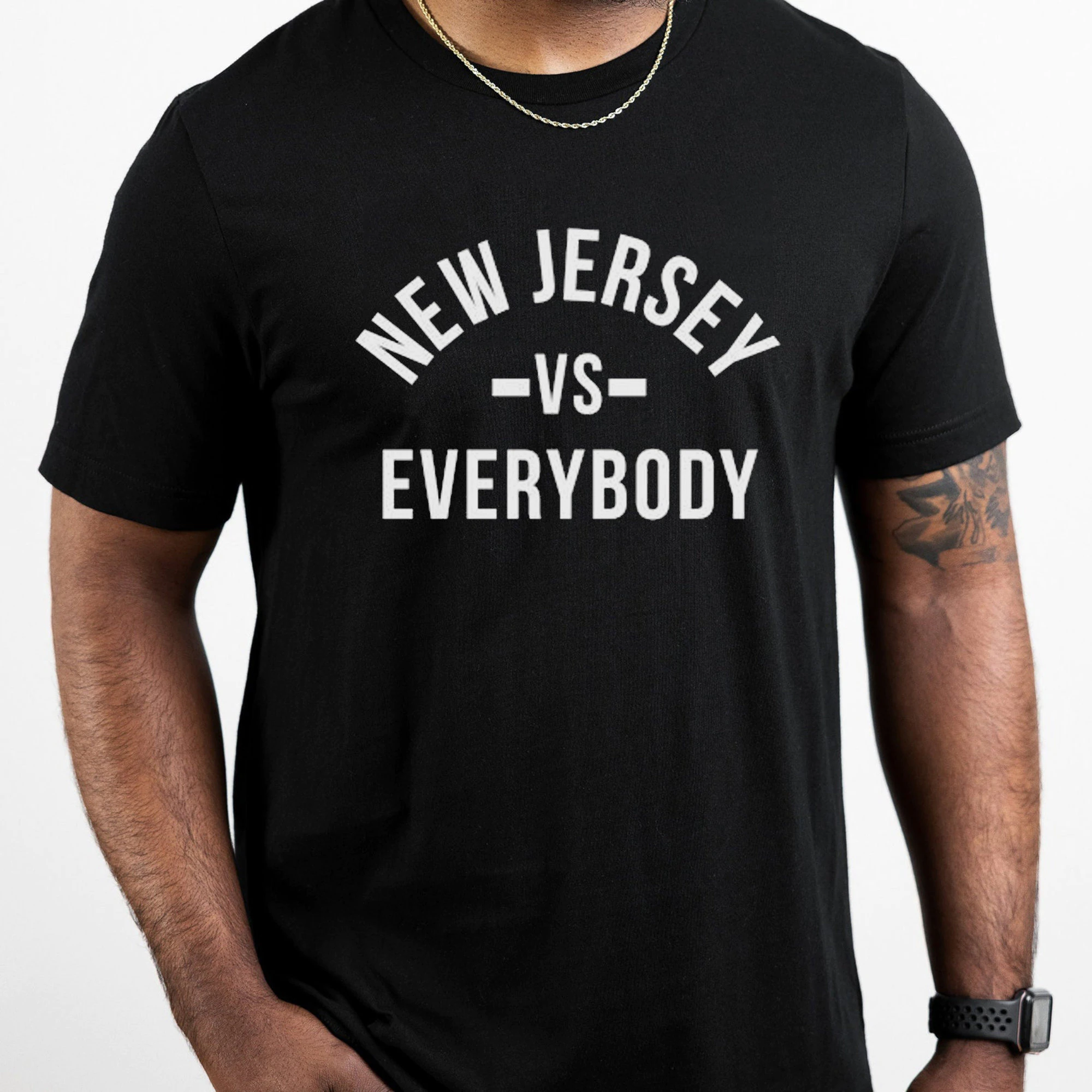 New Jersey Vs Everybody Unisex Sweatshirt New Jersey Vs Everybody Unisex Sweatshirt