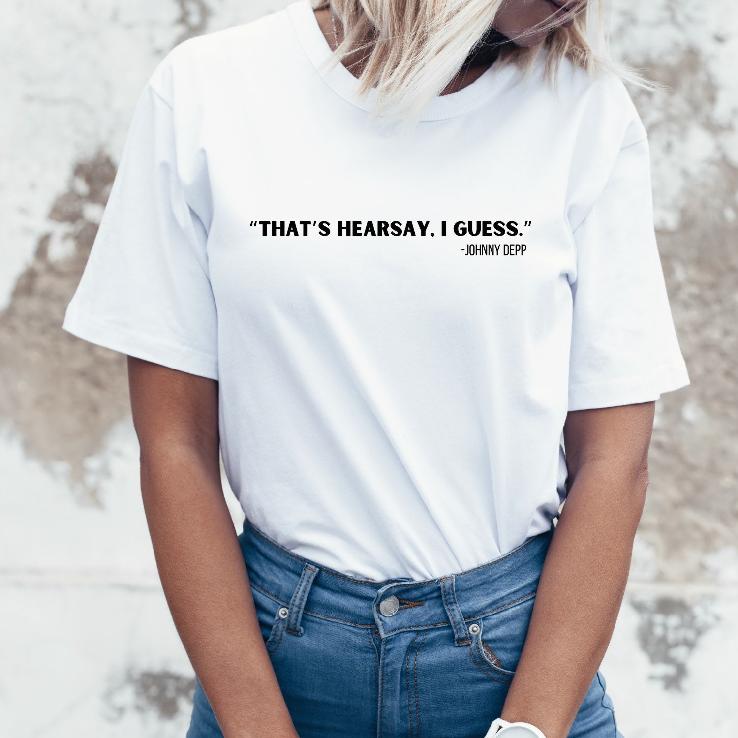Trend That’s Hearsay I Guess Johnny Depp Unisex T-Shirt Trend That’s Hearsay I Guess Johnny Depp Unisex T-Shirt