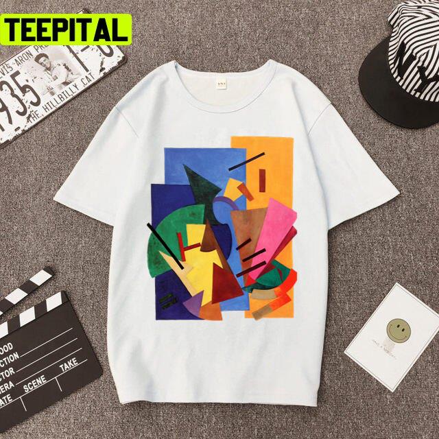 Airplane Flight By Olga Rozanova Art Unisex T-Shirt Airplane Flight By Olga Rozanova Art Unisex T-Shirt