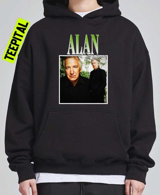 Alan Rickman Vintage 90s Style Bootleg Actor Unisex Sweatshirt