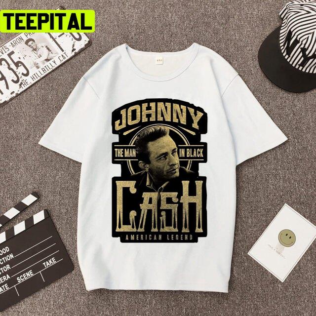 American Legend Johnny Cash Illustration Unisex T-Shirt American Legend Johnny Cash Illustration Unisex T-Shirt