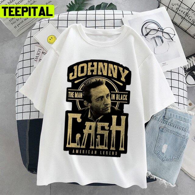 American Legend Johnny Cash Illustration Unisex T-Shirt American Legend Johnny Cash Illustration Unisex T-Shirt