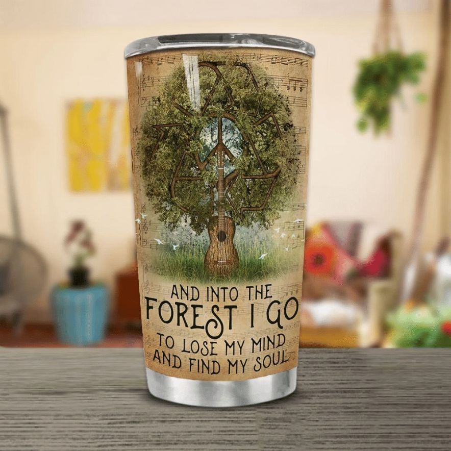 And Into The Forest I Go Stainless Steel Cup And Into The Forest I Go Stainless Steel Cup