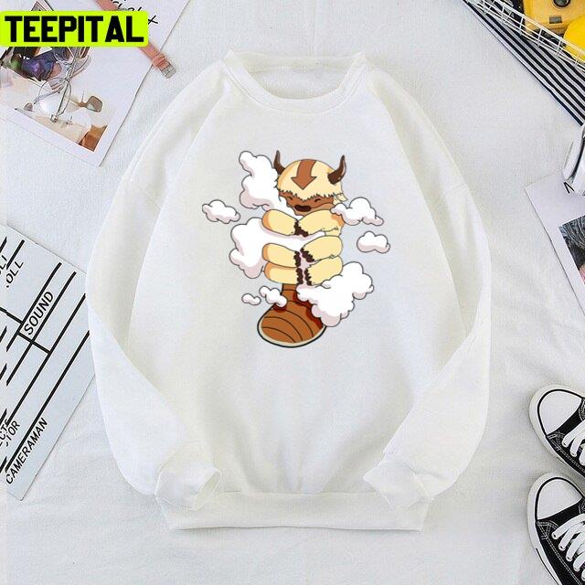 Appa With Clouds Avatar The Last Airbender Unisex T-Shirt Appa With Clouds Avatar The Last Airbender Unisex T-Shirt