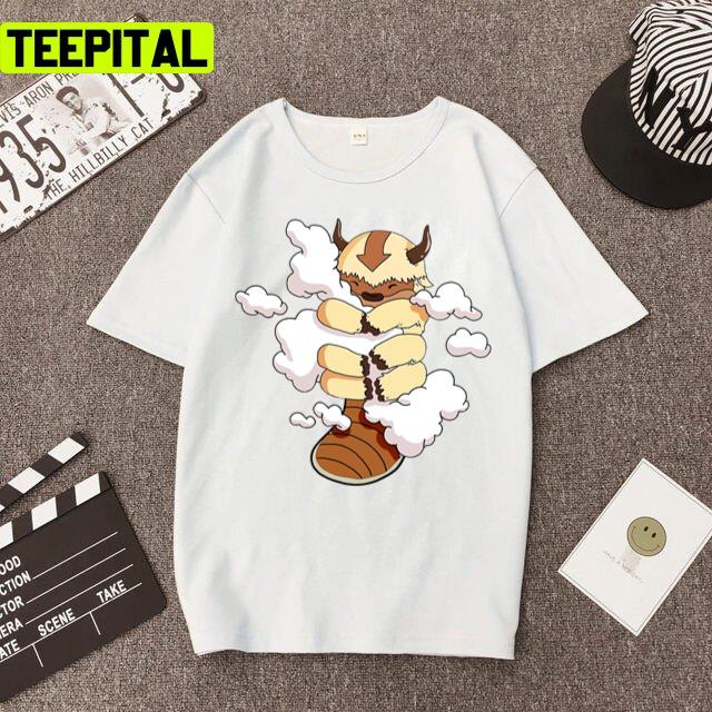 Appa With Clouds Avatar The Last Airbender Unisex T-Shirt Appa With Clouds Avatar The Last Airbender Unisex T-Shirt