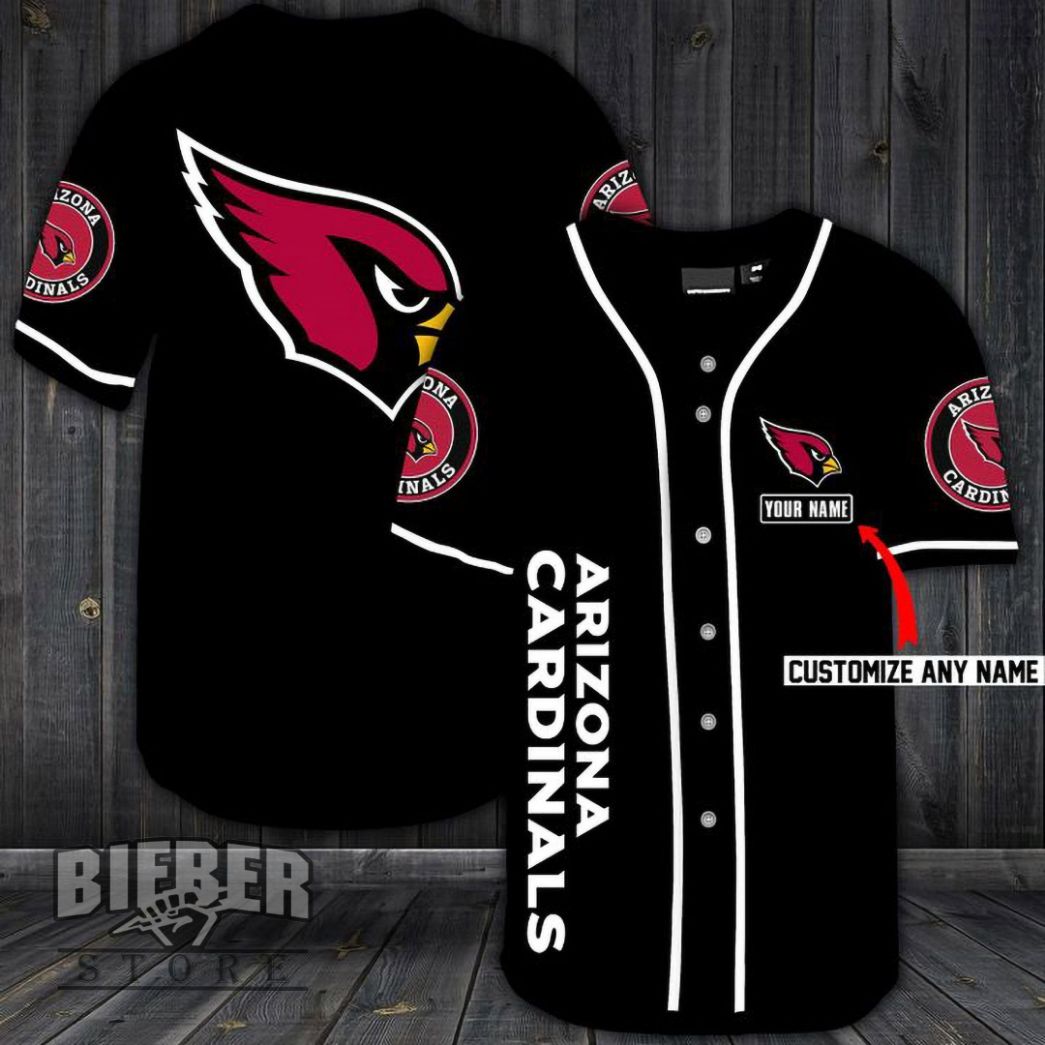 Arizona Cardinals Personalized Custom Name For You Baseball Jersey Arizona Cardinals Personalized Custom Name For You Baseball Jersey