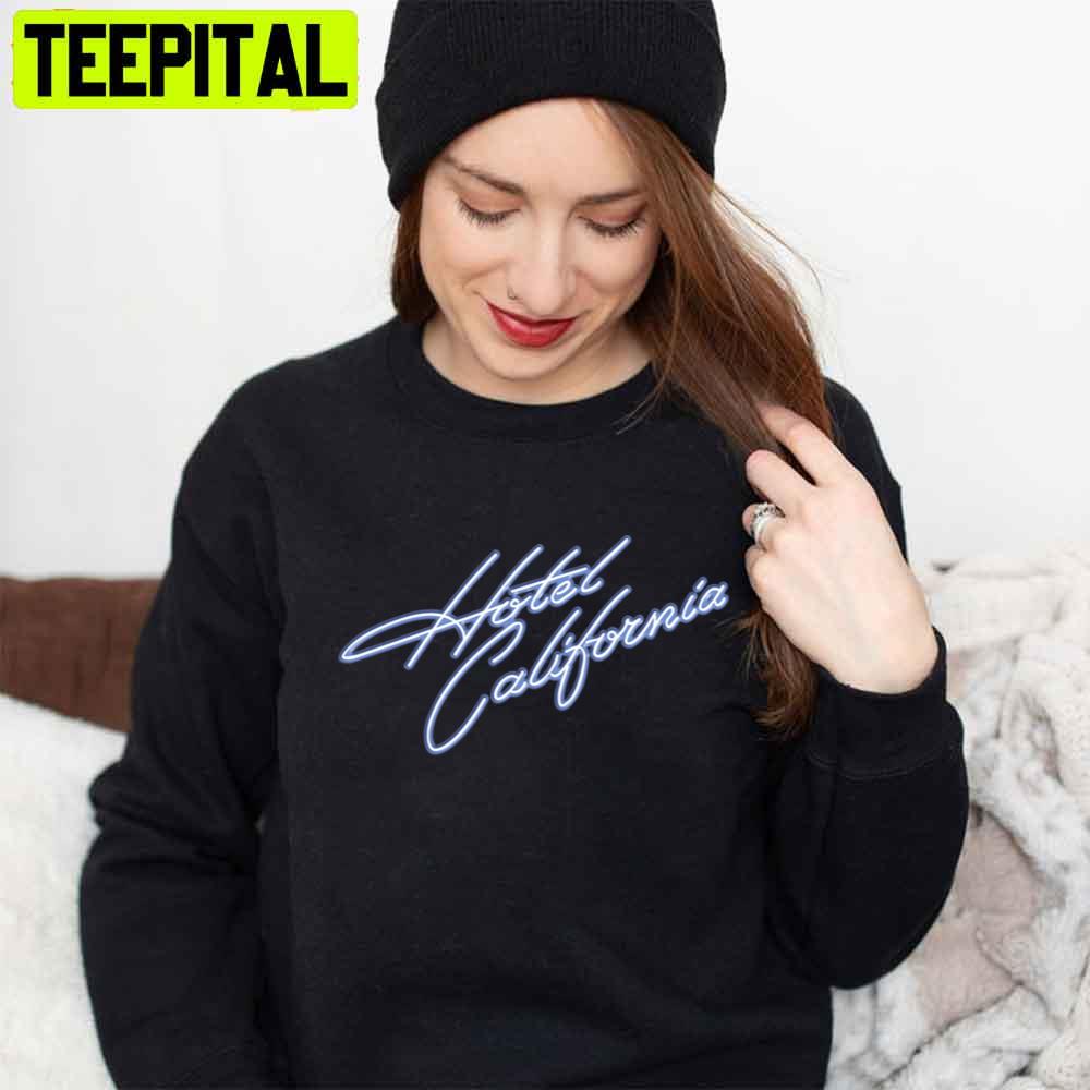 Art Text Hotel California Unisex T-Shirt Art Text Hotel California Unisex T-Shirt