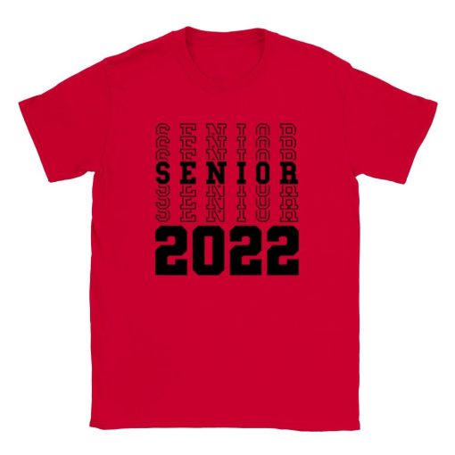 Art Text Senior 2022 Graduation Day Unisex T-Shirt