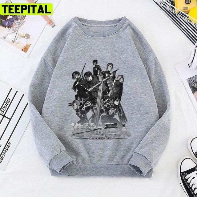 Attack On Titan Characters Design Unisex T-Shirt Attack On Titan Characters Design Unisex T-Shirt