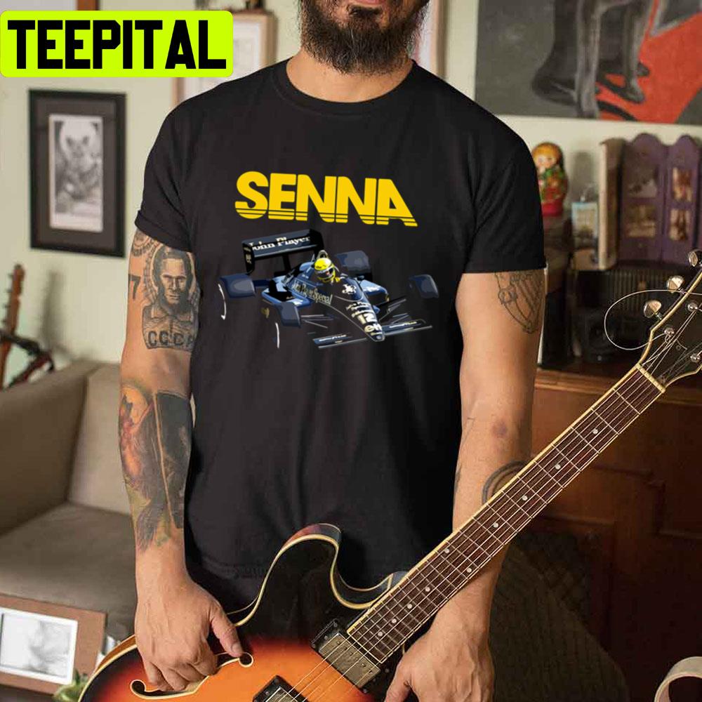 Ayrton Senna 97t John Player Livery Active Racing Unisex T-Shirt Ayrton Senna 97t John Player Livery Active Racing Unisex T-Shirt