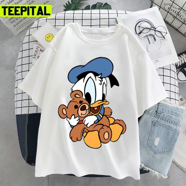 Baby Donald Duck And Bear Disney Unisex T-Shirt Baby Donald Duck And Bear Disney Unisex T-Shirt