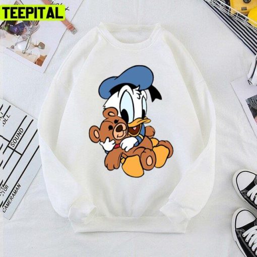 Baby Donald Duck And Bear Disney Unisex T-Shirt