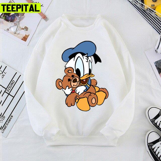 Baby Donald Duck And Bear Disney Unisex T-Shirt Baby Donald Duck And Bear Disney Unisex T-Shirt