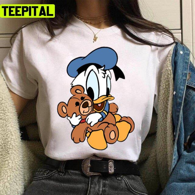 Baby Donald Duck And Bear Disney Unisex T-Shirt Baby Donald Duck And Bear Disney Unisex T-Shirt