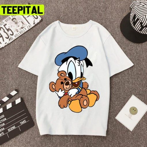 Baby Donald Duck And Bear Disney Unisex T-Shirt