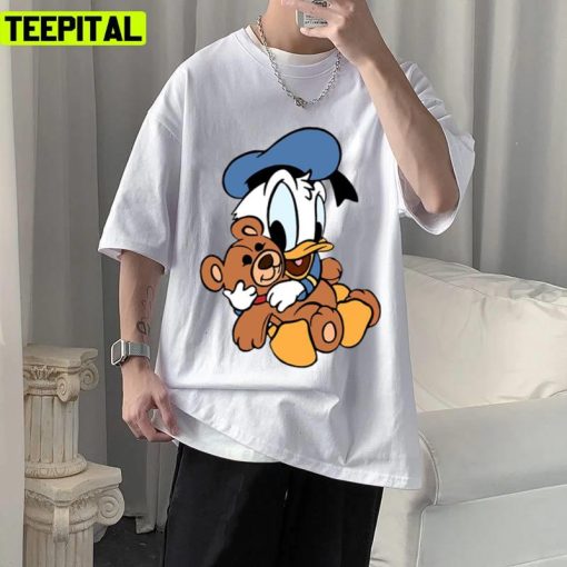 Baby Donald Duck And Bear Disney Unisex T-Shirt