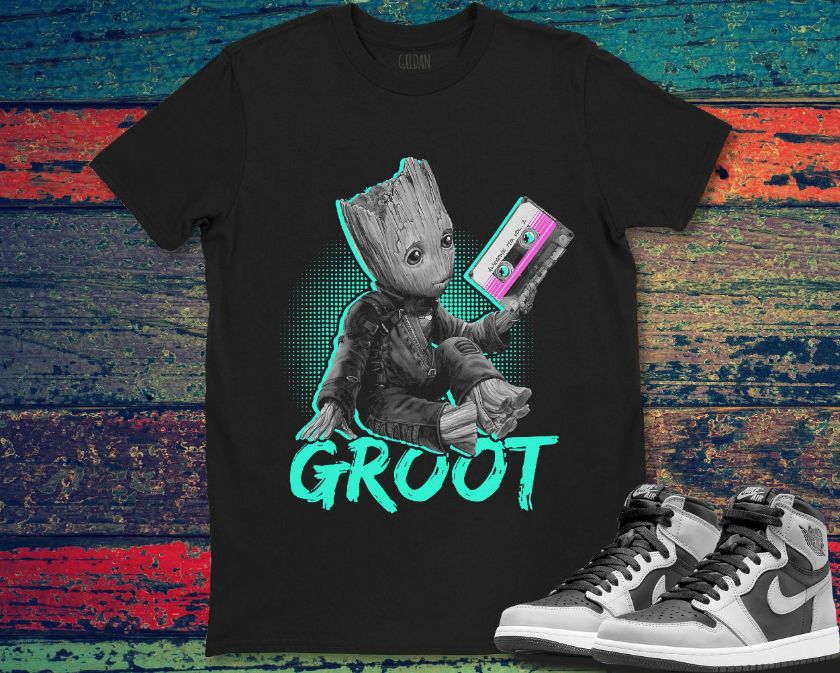 Baby Groot Love Music Cute Face Unisex Gift T-Shirt Baby Groot Love Music Cute Face Unisex Gift T-Shirt