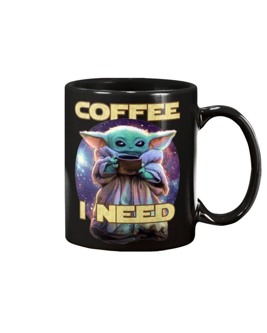 Baby Yoda Coffee I Needs Premium Sublime Ceramic Coffee Mug Black Baby Yoda Coffee I Needs Premium Sublime Ceramic Coffee Mug Black