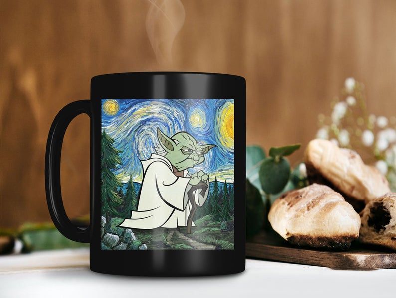 Baby Yoda In Canvas Mug Starry Night Mug Van Gogh Mug Star Wars Lover Gift The Child Lover Mug 2 Premium Sublime Ceramic Coffee Mug Black Baby Yoda In Canvas Mug Starry Night Mug Van Gogh Mug Star Wars Lover Gift The Child Lover Mug 2 Premium Sublime Ceramic Coffee Mug Black
