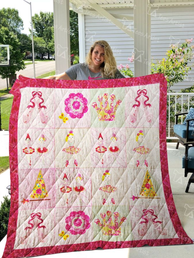Ballet Things Quilt Blanket Ballet Things Quilt Blanket