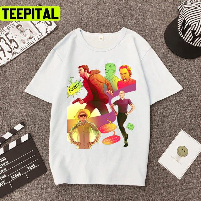 Barry And Gene Crime Movie Art Design Unisex T-Shirt Barry And Gene Crime Movie Art Design Unisex T-Shirt