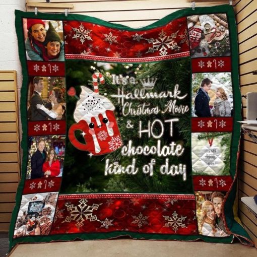 Bc Hallmark Channel And Hot Chocolate Christmas Quilt Blanket