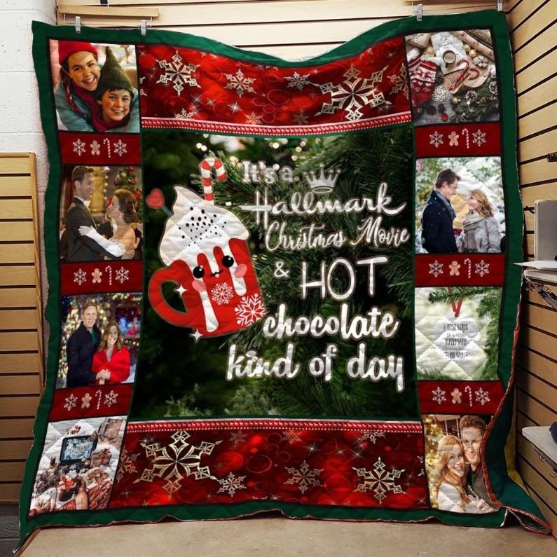 Bc Hallmark Channel And Hot Chocolate Christmas Quilt Blanket Bc Hallmark Channel And Hot Chocolate Christmas Quilt Blanket
