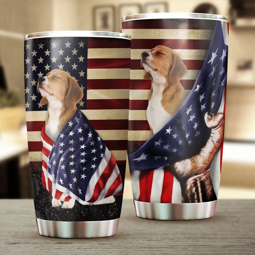 Beagle American Patriot Stainless Steel Cup Beagle American Patriot Stainless Steel Cup