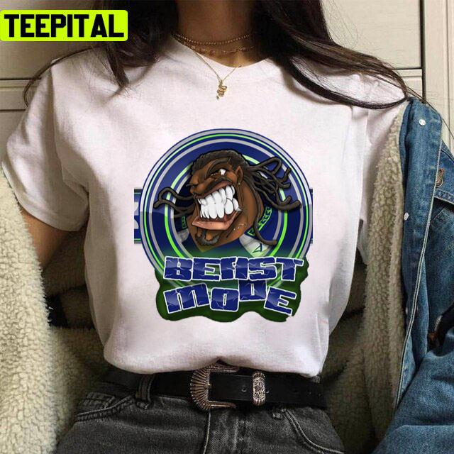 Beast Mode Seattle Seahawks Design Unisex T-Shirt Beast Mode Seattle Seahawks Design Unisex T-Shirt