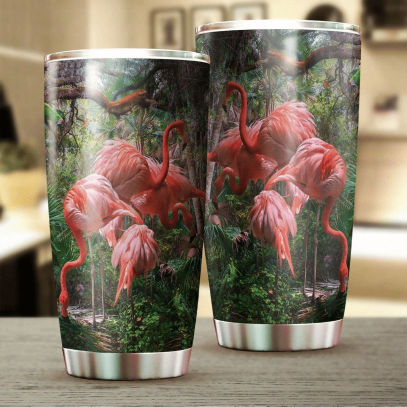 Beautiful Flamingo Stainless Steel Cup Beautiful Flamingo Stainless Steel Cup