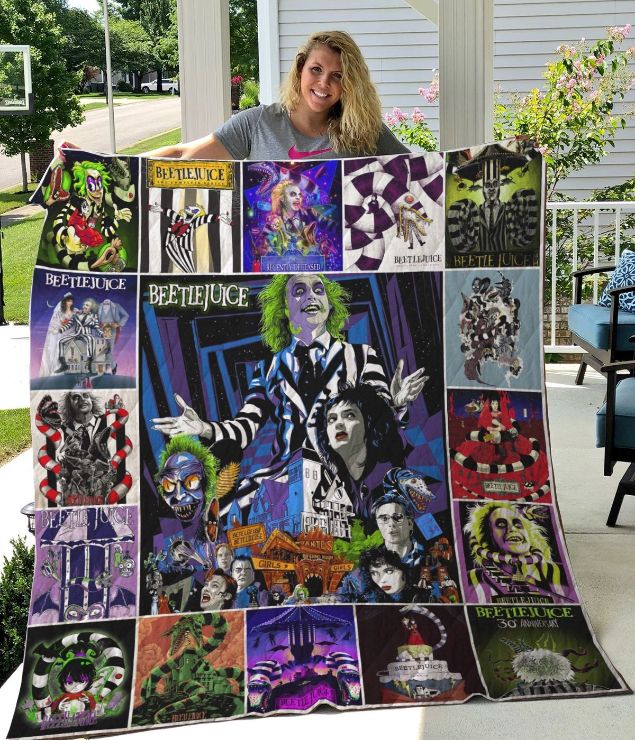 Beetlejuice Quilt Blanket Beetlejuice Quilt Blanket