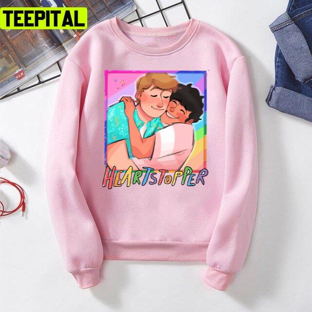 Big Hug Heartstopper Charlie And Nick Unisex T-Shirt Big Hug Heartstopper Charlie And Nick Unisex T-Shirt