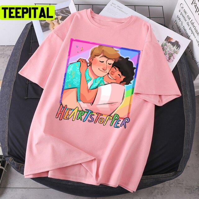 Big Hug Heartstopper Charlie And Nick Unisex T-Shirt Big Hug Heartstopper Charlie And Nick Unisex T-Shirt