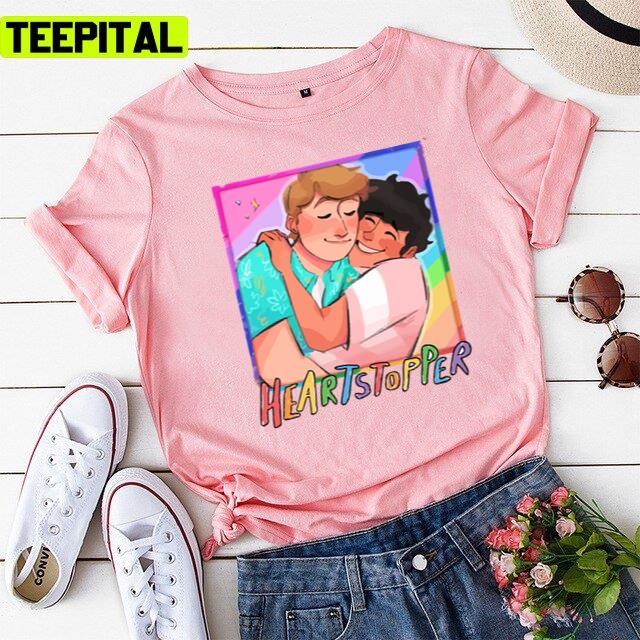 Big Hug Heartstopper Charlie And Nick Unisex T-Shirt Big Hug Heartstopper Charlie And Nick Unisex T-Shirt