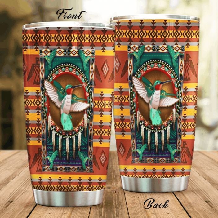 Bird Native Dreamcatcher Stainless Steel Cup Bird Native Dreamcatcher Stainless Steel Cup