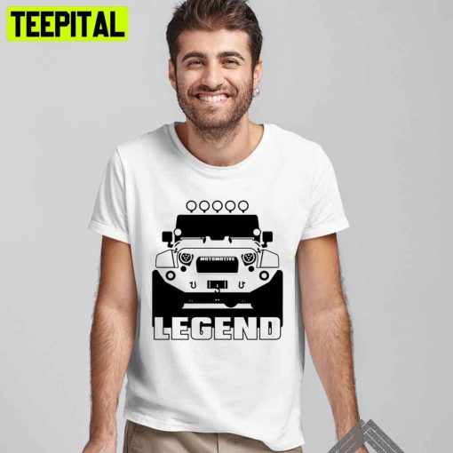 Black Style Legend Jeep Club Unisex T-Shirt