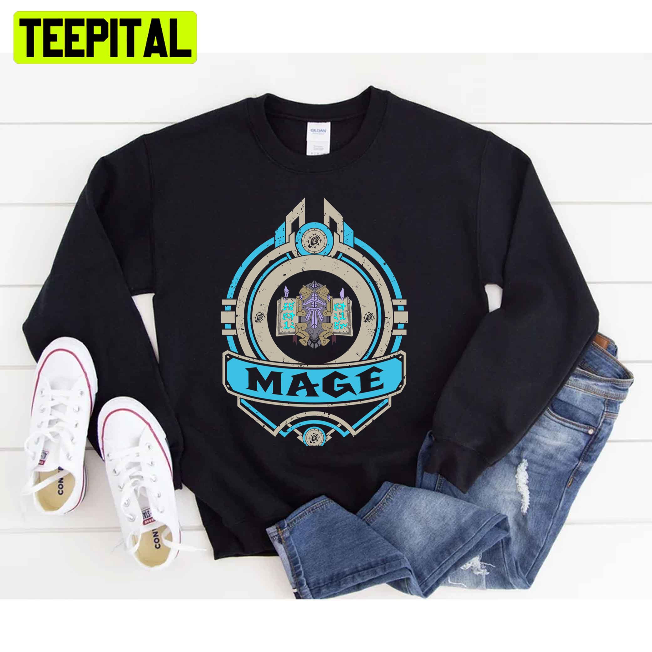 Blue Style Mage Crest Game Unisex T-Shirt Blue Style Mage Crest Game Unisex T-Shirt