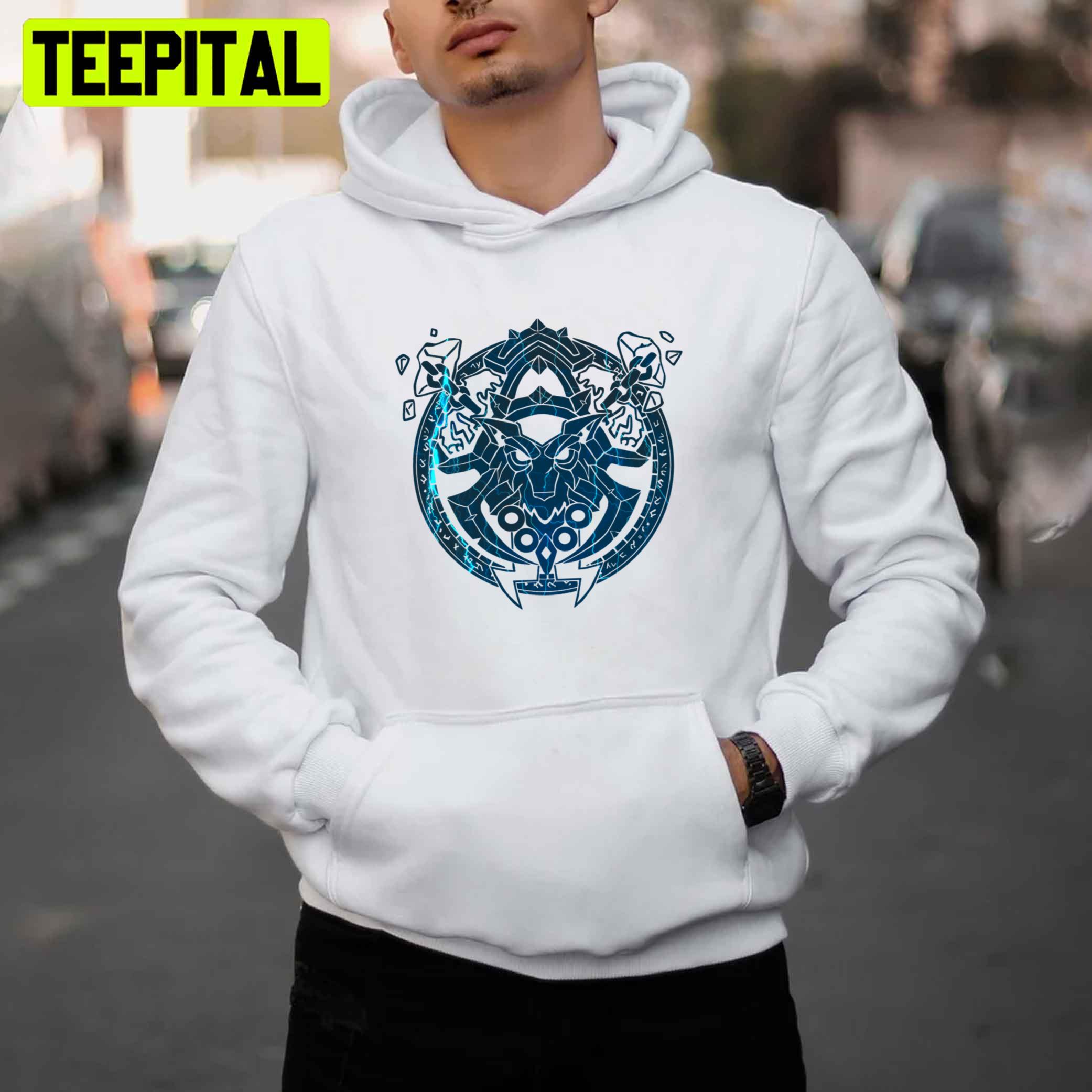 Blue Style Shaman Crest Game Unisex T-Shirt Blue Style Shaman Crest Game Unisex T-Shirt