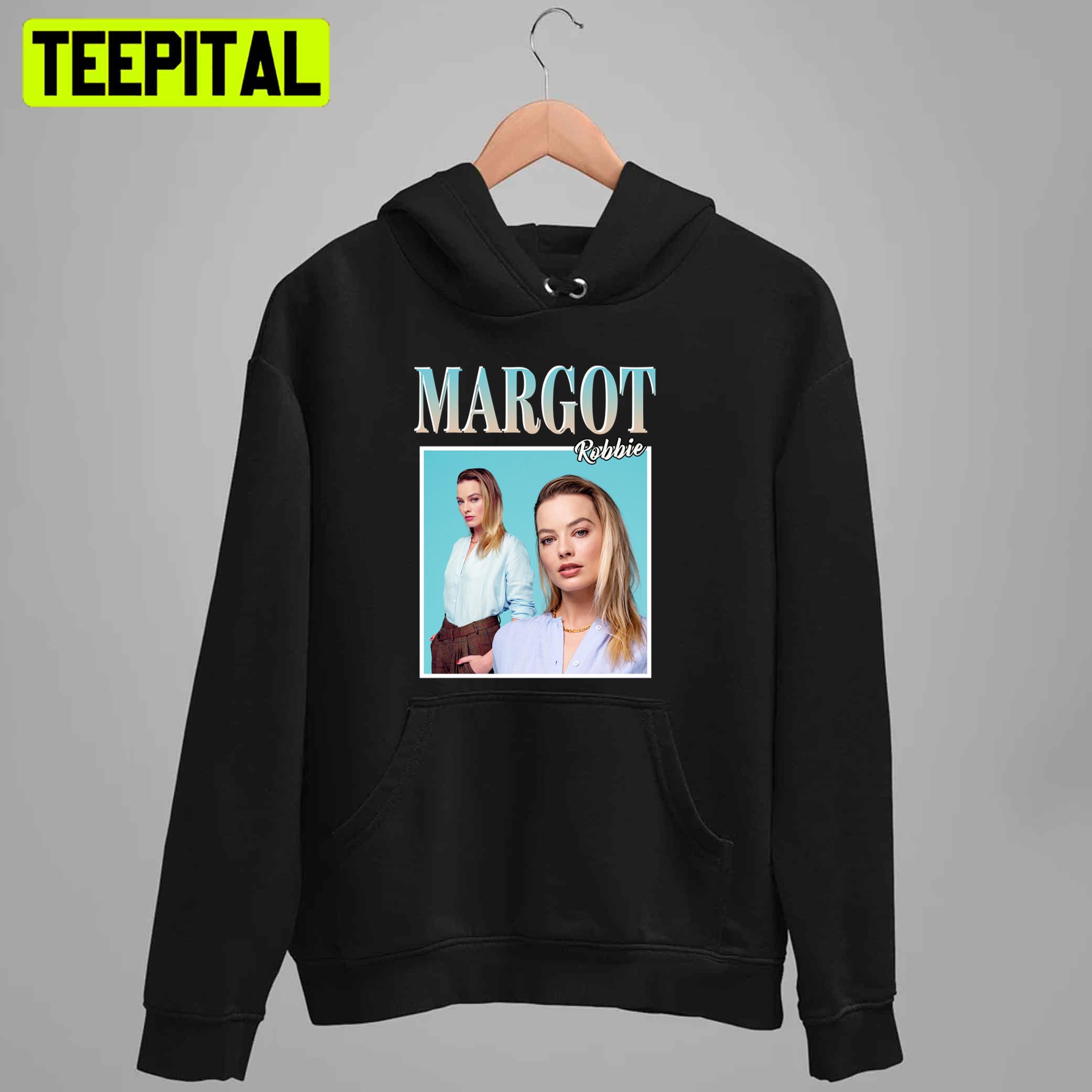 Blue Vintage Style Margot Robbie Unisex T-Shirt Blue Vintage Style Margot Robbie Unisex T-Shirt