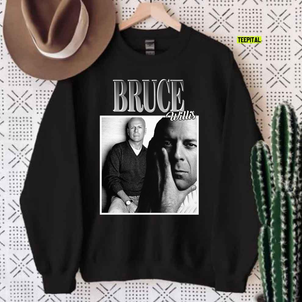 Bruce Willis Vintage 90s Unisex Sweatshirt Bruce Willis Vintage 90s Unisex Sweatshirt